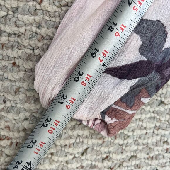 Free People Tree Swing Electric Orchid Floral Oversized Tunic Dress - Picture 12 of 16